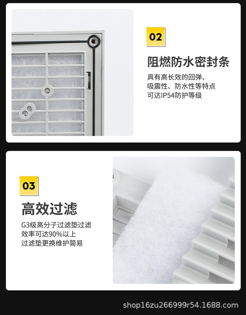 散热风扇百叶窗，机柜机箱通风过滤网罩