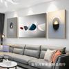 Pintura decorativa para sala de estar, pasillo, vertical, moderna, ligera, de lujo, simple, belleza, mural, sofá, fondo, pared, pasillo, pintura colgante