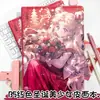 Novo Caderno de Colorir Menina Temática de Natal B5 Bloco de Notas de Alto Valor Desenho Animado Anime Diário Planejador Journal