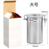 Umidificador de Tabaco de Aço Inoxidável com Higrômetro Caixa Umidificadora para Tabaco Tubo Umidificador Charuto Cigarrilho Selado Umidificador Caixa de Cigarro