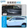 Aplicação transfronteiriça de janelas Toyota Lingfang Harrier 2005-2022 para evitar chuva, proteção contra chuva para carro preto