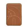 Soporte Magnético para Tarjetas H Nuevo de Fábrica Adhesivo Magnético Trasero para Teléfono Móvil Soporte Magnético Invisible para Tarjetas Adecuado para 17 Apple 16 Modelo Nuevo 15
