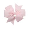 Grampos de Cabelo Novos Europeus e Americanos para Crianças 8cm Laço Andorinha Grampo de Cabelo V-Shaped Canelado com Laço Acessórios de Cabelo Flor de Cabeça