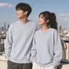 Suéter de lã com forro de lã, gola redonda, outono e inverno, logotipo personalizado, roupa de grupo de trabalho, camisa de publicidade cultural, impressão de roupa de classe