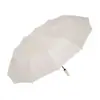 Paraguas plegable negro totalmente automático hecho a medida para lluvia y sol, protección UV, sombrilla, paraguas publicitario