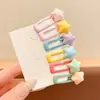 Pinzas para el pelo de nube y estrella para niños que no dañan el pelo, pinzas pequeñas para flequillo y cabello lateral, accesorios para el pelo para niñas, pinzas de flor BB