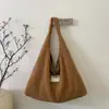 Bolso Tote Moda Coreana 2025 Nuevo Bolso de Lona para Mujer Bolso de Hombro con Letras de Color Contrastante Bolso Cruzado de Lona de Gran Capacidad