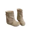 Versión de Piel de Vaca Aumento de Altura Interior 8 cm Pantalón para Personas Bajas Botas de Pierna Botas Cortas Birkenstock Botas Vaqueras Occidentales para Mujer Botas con Plataforma Botas Individuales