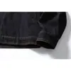 Chaqueta de mezclilla retro estilo americano de pana con bloques de color para hombre ButterTiger, chaqueta de mezclilla original, JK85