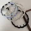 Novo Lenço de Seda Versátil Faixa de Cabelo Headband Verão Bolinhas Fita Grampo de Cabelo Tudo-em-Um Peça Externa Acessório de Cabelo Trançado
