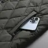 Chaqueta de Negocios Gruesa de Algodón con Cuello Alto para Hombre, Abrigo de Algodón para Hombre, Ropa Exterior, Chaqueta Casual de Alta Calidad, Chaqueta Acolchada de Algodón para Hombre