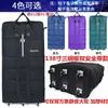 Maleta de mano plegable impermeable 158 para check-in de aviación, maleta de gran capacidad con ruedas, ruedas universales, caja de almacenamiento móvil multiusos.