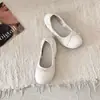 Sapatos Mary Jane de Verão 2026 com Bico Redondo e Salto Interno, Sapatilhas com Laço para Meninas, Sapatos Versáteis para Avós