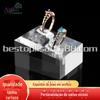 Suporte de Exibição de Corrente de Joias Cubo de Cristal Acrílico Suporte de Exibição de Relógio Suporte de Anel Acrílico Personalizado
