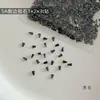 1*2*3t diamantes cúbicos de zirconia para decoración de uñas, pedrería de uñas, decoraciones de uñas DIY modernas y deslumbrantes, pedrería de base plana para manicura, accesorios para uñas