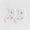 Calcetines para Niñas, Nuevo Estilo Primavera y Verano, Calcetines de Malla Transpirable de Caña Media, Estilo Delgado, Calcetines sin Costuras para Bebés y Niños Pequeños