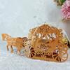 Caja de Dulces Hueca de Boda de Amazon con Cinta Caja de Dulces Boda Creativa Europea Decoración de Fiesta Navideña Caja de Embalaje