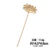 Clivia hojas verdes ramas florales mariposa aleación palillo para el pelo estilo antiguo qipao hanfu recogido accesorios para el pelo base soporte DIY nácar