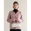 Cárdigan corto de punto para mujer, nuevo estilo de otoño, juvenil y elegante, perfecto para principios de primavera, top y prenda exterior con estilo, estilo ins 19767