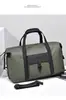 Nova bolsa de viagem grande de estilo executivo com compartimentos separados para itens molhados e secos, adequada para viagens de negócios e viagens, à prova d'água e durável, uma bolsa de bagagem multifuncional