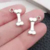 Mistura 100 Desenho Animado Animal Retrô Cachorro Tigela Osso Liga Liga Pingente DIY Pulseira Colar Acessórios de Joia Pingente