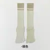 Calcetines de Yoga para Mujer Calcetines hasta la Pantorrilla Calcetines de Compresión Antideslizantes Deportivos Profesionales Músculo Fitness Pilates Cuerda para Saltar Calcetines Deportivos