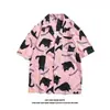 Camisa Floral Vintage de Manga Corta Estilo Cubano para Hombres y Mujeres, Camisa de Playa Holgada Estilo Hawaiano para Vacaciones, Camisa de Manga Corta Elegante y Versátil