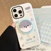 Funda de Teléfono con Soporte Magnético para Apple iPhone 16 Pro Max, Adecuada para 18 Animalitos Lindos, 15 Rígida, 14 Película, 17