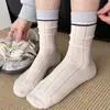26 Pares de Calcetines de Verano Finos de Malla para Mujer, Calcetines de Maternidad Transpirables y Absorbentes del Sudor, Calcetines Holgados Estilo Ballet, Calcetines de Algodón hasta Media Pantorrilla