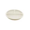 Plato de Cena Suplementario para Bebé de Venta Caliente Transfronterizo Cuatro Ventosas Reforzadas Fijas Subformato Plato de Cena de Silicona Tazón Vajilla con Tapa
