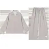 Algodón de Buen Dormir Estilo Primavera y Otoño Algodón Tejido Pijamas Ultrasuaves para Mujer Estilo Sencillo Solapa Pequeña Ropa de Casa Conjunto de Manga Larga