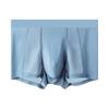 Pantalones de verano con aire acondicionado, malla transpirable, seda de hielo, ropa interior para hombre, ligeros, sin costuras, cintura media, secado rápido, calzoncillos tipo bóxer para jóvenes.