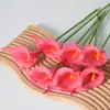 Guau Flor artificial personalizada PU mini cala comercio exterior transfronterizo flor falsa al por mayor boda hogar hotel decoración