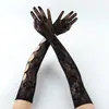 Guantes de malla de moda europeos y americanos transfronterizos, guantes de malla de estilo oscuro gótico, guantes de cosplay para Halloween