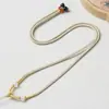 Corda para Pingente Simples DIY Fio Enrolado à Mão Cordão de Colar Trançado Cordão para Pingente de Jade Ágata para Pendurar Pingentes Venda por Atacado