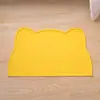 Tapete de Alimentação para Pet Silicone Impermeável Antiderrapante Tapete para Tigela de Gato Tapete Espesso para Comer Placa Grande para Comida de Cachorro À Prova de Salpicos Fácil de Limpar