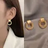 Pendientes de Plata de Ley S925 Estilo Coreano Simples de Nicho Elegantes Personalizados para Mujer Nuevos Pendientes de Gama Alta Pendientes de Perla Venta al por Mayor