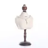 Soporte de Madera de Nogal para Joyería Almacenamiento Soporte para Pendientes Colgador para Collares Soporte de Exhibición para Pulseras Soporte para Anillos Accesorios