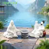 Micro Paisagem Criativa Estilo Antigo Personagens Fofos Modelos Casa de Boneca DIY Decoração Acessórios Mini Enfeites de Mesa