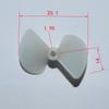 2 * 26mm furo de hélice de remo 2 acessórios de brinquedo fabricação de tecnologia modelo de navio AliExpress