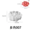 Pingentes de carro decorativos estilo ins de papoula com vários cachos de flores e aromaterapia floral, ornamentos decorativos, moldes de silicone de gesso de resina