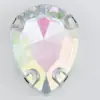 Gota D'água em Forma de Garra Strass Costurado à Mão DIY Vestido de Casamento Sapato Acessórios de Roupa Costura de Roupas Decorações de Acrílico Branco