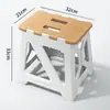 Taburete Plegable, Banco Portátil, Simple y Engrosado, Taburete de Exterior Ultraligero, Herramienta Mágica que Ahorra Espacio