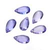 8 * 14mm gota de água de vidro pingente contas de vidro transparente diy handmade hairpin brincos pulseira jóias atacado