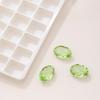 Taladro de Uñas Forma Ovalada de Huevo Huevo de Paloma Super Brillante K9 Vidrio Brillante Cristal Transparente Forma Puntiaguda Joyería para Uñas