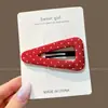 Flequillo de Lunares para Niñas Pinza Bb Estilo Coreano Dulce Versátil Pasador para Niñas Ovalado Color Caramelo Pinza Lateral para el Cabello Accesorio para el Cabello