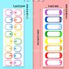 Etiqueta para biberón colorida impermeable con nombre de animal, autolaminante, etiqueta de nombre lavable e impermeable