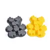 [Nueve me gusta] charola de hielo con forma de oso molde para hornear pastel Bandeja de hielo molde de silicona para chocolate