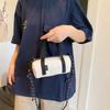 Bolsa de Mão Casual Simples 2024 Personalizada Popular Texturizada Linda Bolsa Transversal de Verão Grande Capacidade Bolsa Almofada Feminina