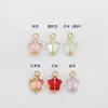 Colgante de pentagrama de material de vidrio, estilo de colgante único, pasador de bola de cuentas opcional, joyería de cuentas DIY, accesorios de estrella, piezas pequeñas